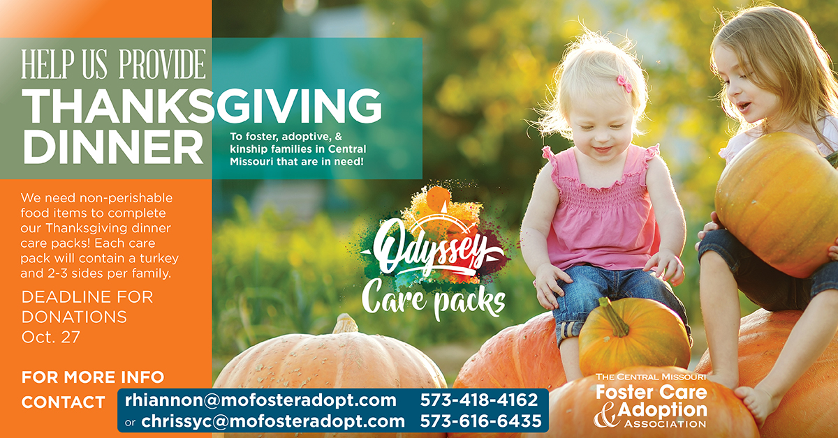 Help us provide Thanksgiving dinners to Central Missouri Families